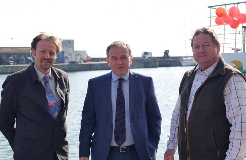 Derek with George Eustice MP and Rob Wing