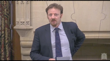 Derek speaks in Westminster Hall
